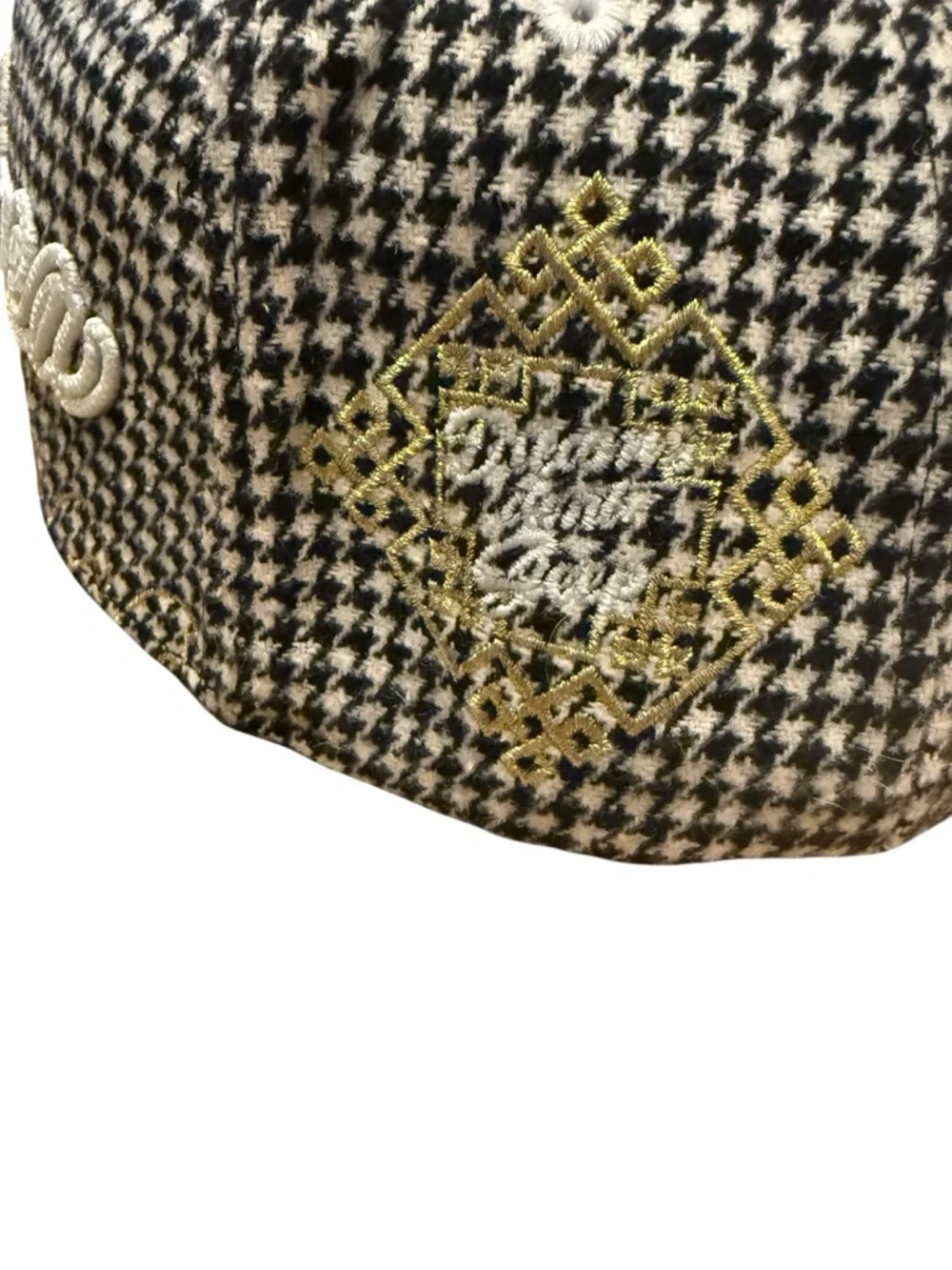 Daniel Luu Bay Area SnapBack limited edition hat black and white houndstooth - Picture 3 of 9